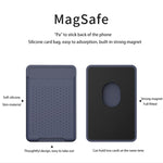 Für iPhone 13 Serie / iPhone 12 Serie Silikon Brieftaschenetui Kartenetui Anti-Entmagnetisierungs Kartenhalter Magsafing Magnetaufkleber
