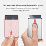 Für iPhone 13 Serie / iPhone 12 Serie Silikon Brieftaschenetui Kartenetui Anti-Entmagnetisierungs Kartenhalter Magsafing Magnetaufkleber