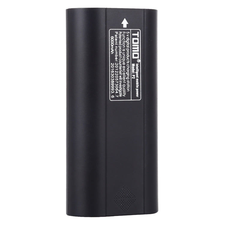 TOMO P2 USB Intelligentes 2-Batterie-Ladegerät mit Anzeigeleuchte für 18650 Li-Ionen Akku, TOMO P2