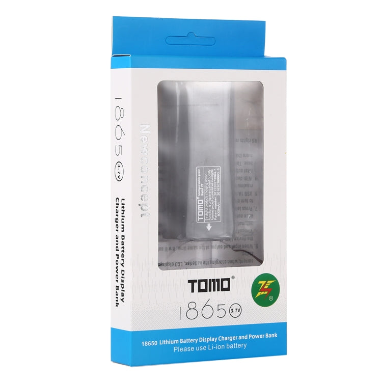TOMO P2 USB Intelligentes 2-Batterie-Ladegerät mit Anzeigeleuchte für 18650 Li-Ionen Akku, TOMO P2