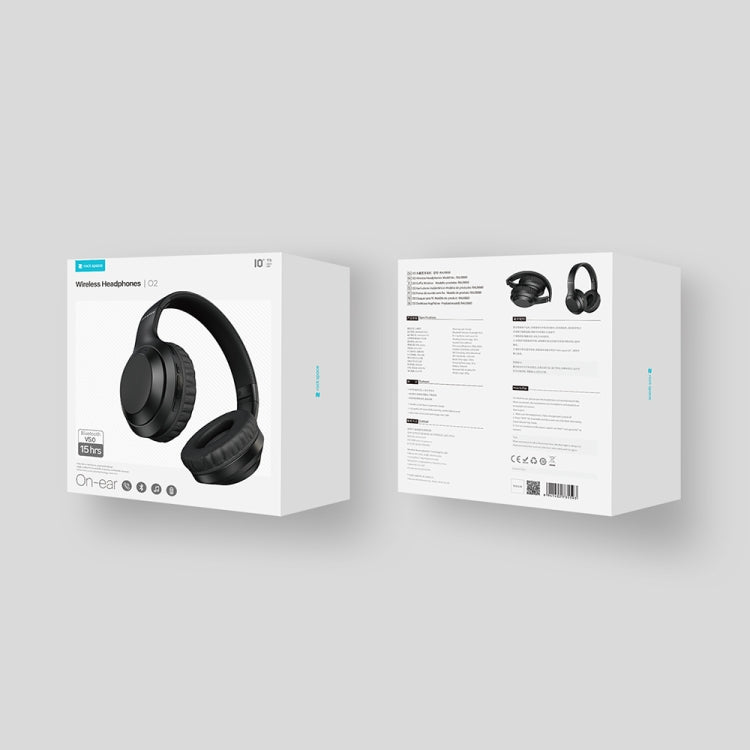 ROCK Space O2 HiFi Bluetooth 5.0 Kabelloses Headset mit Mikrofon, unterstützt TF-Karte, Space O2