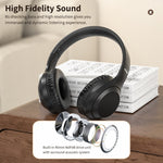 ROCK Space O2 HiFi Bluetooth 5.0 Kabelloses Headset mit Mikrofon, unterstützt TF-Karte, Space O2