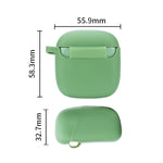 Kabellose Kopfhörer, reine Farbe, Silikon, Fallschutzhülle für JBL TUNE 220TWS