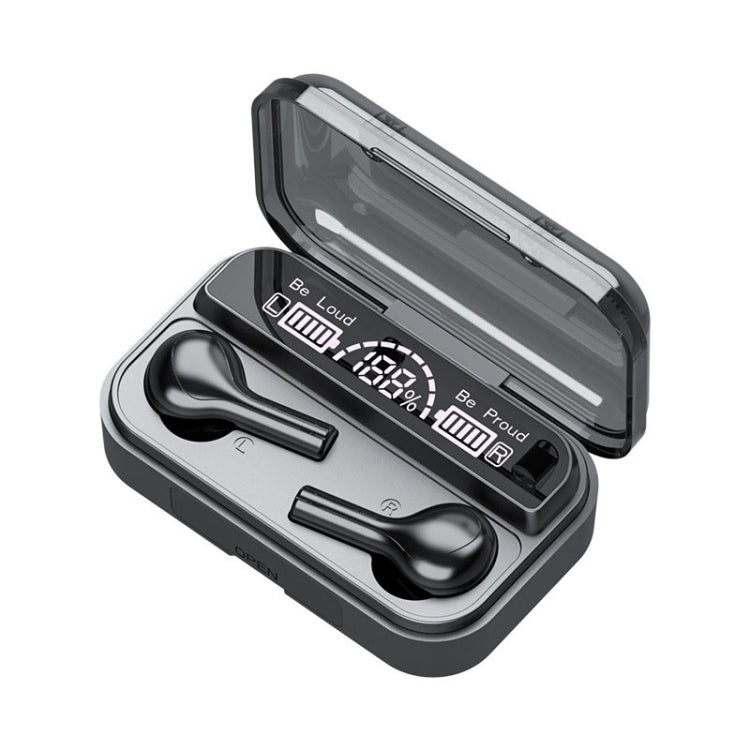 278 TWS Externe Geräuschunterdrückung Touch Bluetooth-Ohrhörer mit Ladebox, unterstützt LED-Stromanzeige & Atemlicht & Anruf & Sprachassistent, 278 Schwarz, 278 Weiß