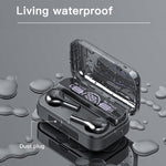 278 TWS Externe Geräuschunterdrückung Touch Bluetooth-Ohrhörer mit Ladebox, unterstützt LED-Stromanzeige & Atemlicht & Anruf & Sprachassistent, 278 Schwarz, 278 Weiß