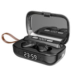 A13 TWS CVC8.0 und DSP Duale Geräuschunterdrückung Touch Bluetooth-Ohrhörer mit Ladebox, unterstützt LED-Digitalanzeige & Uhr & Taschenlampe & HD-Anruf & Siri & Powerbank, A13