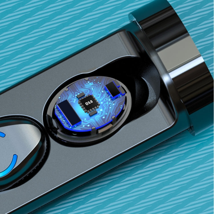 F9-6 TWS CVC8.0 Geräuschunterdrückung Touch Bluetooth-Ohrhörer mit herausziehbarer zylindrischer Ladebox, unterstützt LED-Stromanzeige & Anruf & Siri, F9-6