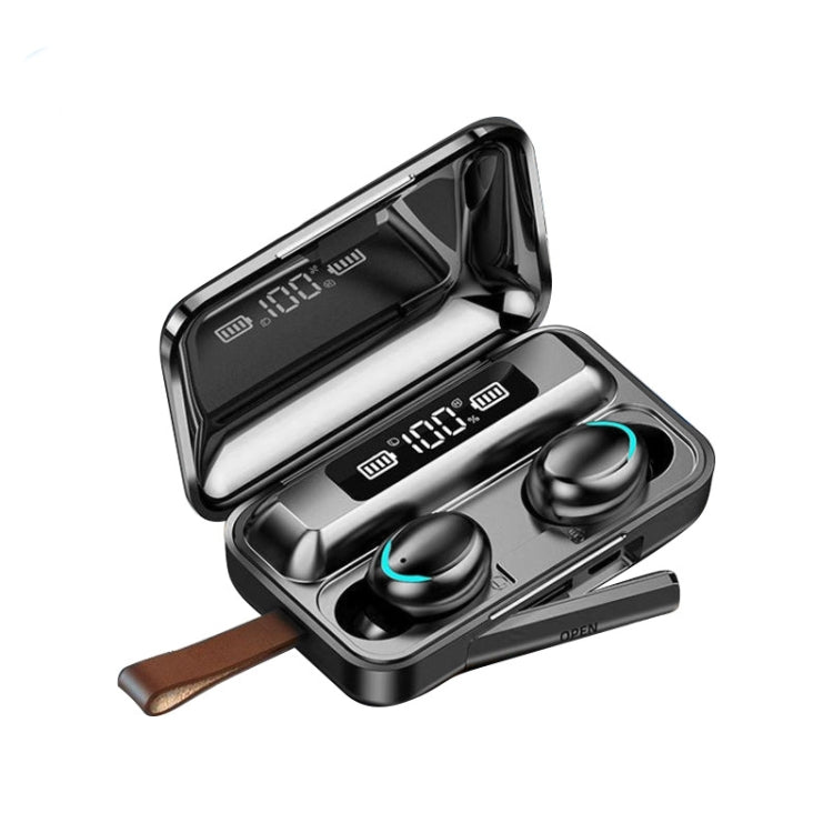 F9-5C Jerry Solution Touch Bluetooth-Ohrhörer mit magnetischer Ladebox, unterstützt dreifache LED-Stromanzeige & Powerbank & Anruf & Siri & Handschlaufe, F9-5C Jerry