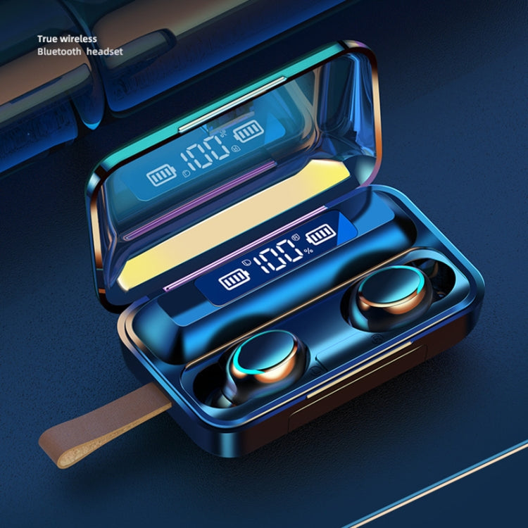 F9-5C Jerry Solution Touch Bluetooth-Ohrhörer mit magnetischer Ladebox, unterstützt dreifache LED-Stromanzeige & Powerbank & Anruf & Siri & Handschlaufe, F9-5C Jerry