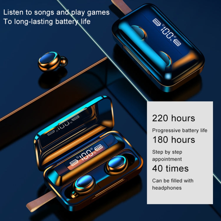 F9-5C Jerry Solution Touch Bluetooth-Ohrhörer mit magnetischer Ladebox, unterstützt dreifache LED-Stromanzeige & Powerbank & Anruf & Siri & Handschlaufe, F9-5C Jerry