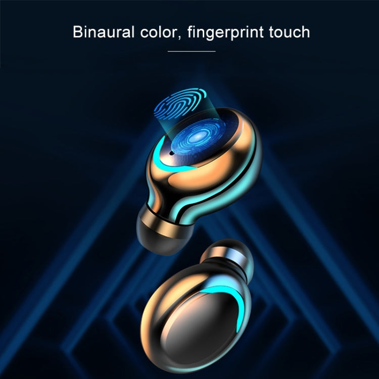 F9-5C Vier-Balken-Atemlicht + Digitalanzeige Geräuschreduzierende Bluetooth-Ohrhörer mit Handschlaufe, F9-5C Vier-Balken-Licht mit Schlaufe Schwarz, F9-5C Vier-Balken-Licht mit Schlaufe Weiß