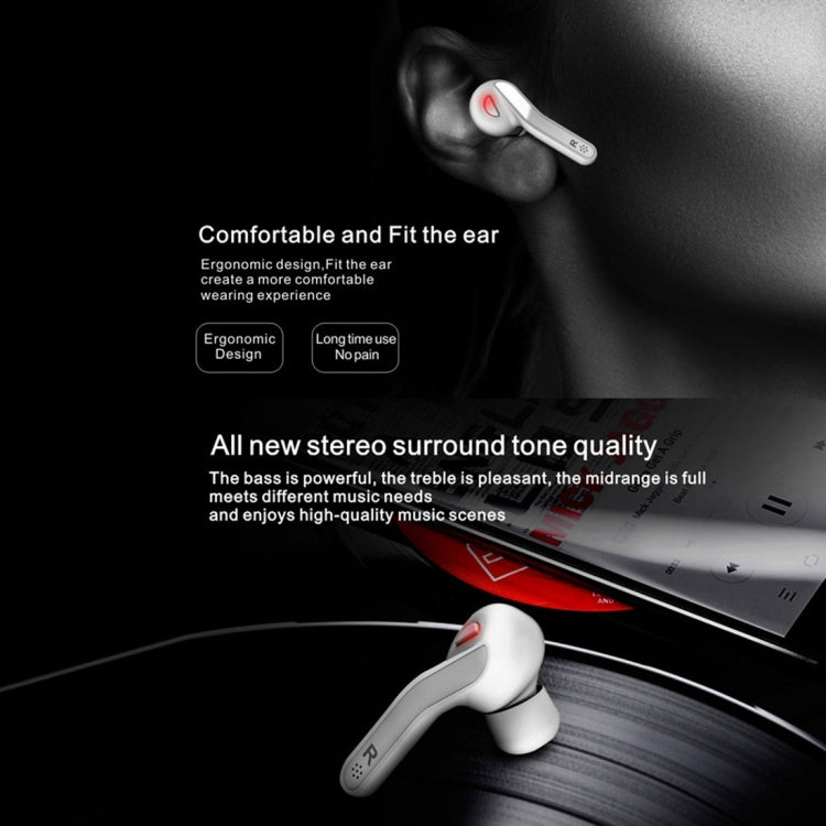 T-88 TWS Bluetooth V5.0 Kabellose Stereo-Ohrhörer mit magnetischer Ladestation