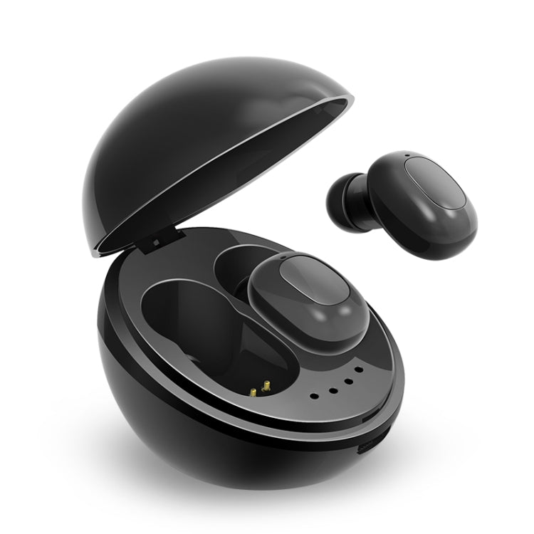 A10 TWS Space Capsule Form Drahtloser Bluetooth-Kopfhörer mit magnetischer Ladebox und Trageschlaufe, unterstützt HD-Anrufe und automatisches Pairing Bluetooth, Schwarz, Schwarz-Weiß, Weiß, Weiß + Schwarz