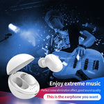 A10 TWS Space Capsule Form Drahtloser Bluetooth-Kopfhörer mit magnetischer Ladebox und Trageschlaufe, unterstützt HD-Anrufe und automatisches Pairing Bluetooth, Schwarz, Schwarz-Weiß, Weiß, Weiß + Schwarz