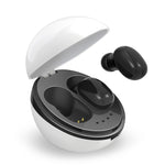 A10 TWS Space Capsule Form Drahtloser Bluetooth-Kopfhörer mit magnetischer Ladebox und Trageschlaufe, unterstützt HD-Anrufe und automatisches Pairing Bluetooth, Schwarz, Schwarz-Weiß, Weiß, Weiß + Schwarz