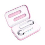 X26 TWS Bluetooth 5.0 kabelloser Bluetooth-Kopfhörer mit Touch-Funktion und magnetischer Ladebox, unterstützt Sprachassistent und Anrufe, Pink, Blau, Weiß