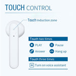 X26 TWS Bluetooth 5.0 kabelloser Bluetooth-Kopfhörer mit Touch-Funktion und magnetischer Ladebox, unterstützt Sprachassistent und Anrufe, Pink, Blau, Weiß