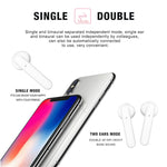 X26 TWS Bluetooth 5.0 kabelloser Bluetooth-Kopfhörer mit Touch-Funktion und magnetischer Ladebox, unterstützt Sprachassistent und Anrufe, Pink, Blau, Weiß