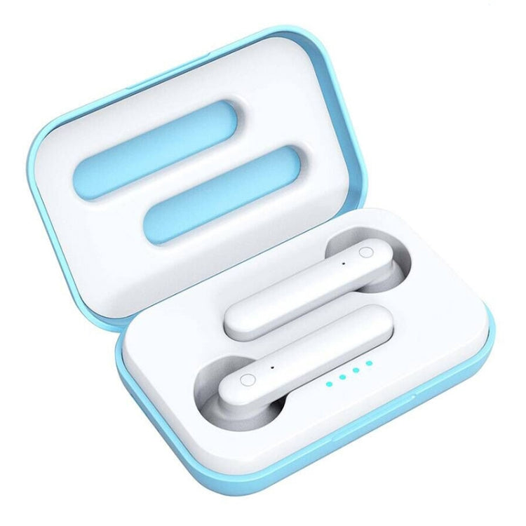 X26 TWS Bluetooth 5.0 kabelloser Bluetooth-Kopfhörer mit Touch-Funktion und magnetischer Ladebox, unterstützt Sprachassistent und Anrufe, Pink, Blau, Weiß