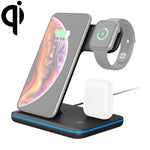 Z5 QI vertikales magnetisches kabelloses Ladegerät für Mobiltelefone, Apple Watches und AirPods / Xiaomi Redmi AirDots, mit Touch-Ringlicht, Z5