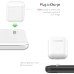 Z5 QI vertikales magnetisches kabelloses Ladegerät für Mobiltelefone, Apple Watches und AirPods / Xiaomi Redmi AirDots, mit Touch-Ringlicht, Z5