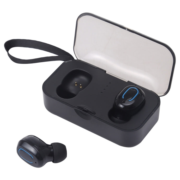 TI8S TWS Kabellose Stereo-Bluetooth-5.0-Kopfhörer mit Ladecase und Beleuchtung
