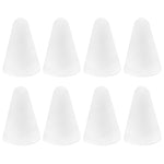 8 PCS Rutschfeste Stummschalt- und Verschleißfeste Spitzenabdeckung für Apple Pencil 1 / 2, Dunkelblau, Minzgrün, Transparent, Weiß