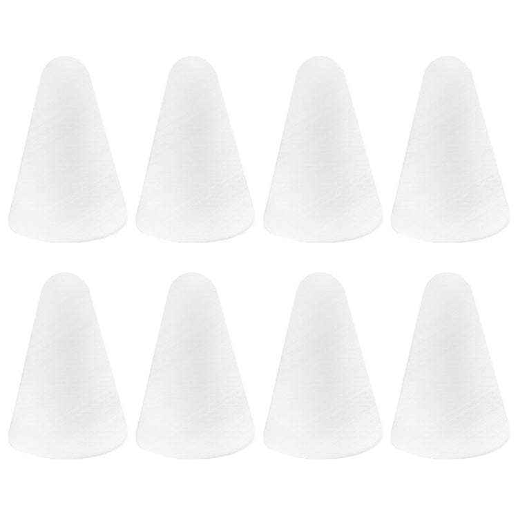 8 PCS Rutschfeste Stummschalt- und Verschleißfeste Spitzenabdeckung für Apple Pencil 1 / 2, Dunkelblau, Minzgrün, Transparent, Weiß
