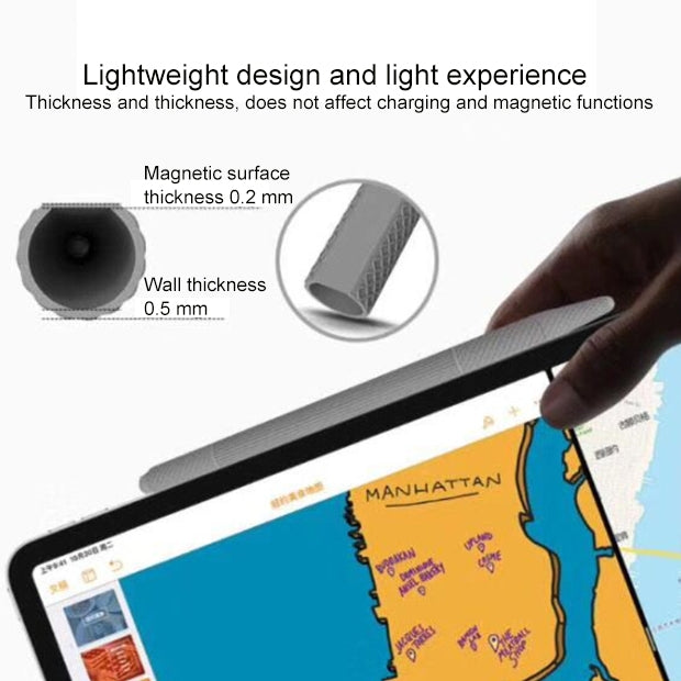 Stylus-Stift Silikongel Stoßfeste Schutzhülle für Apple Pencil 2