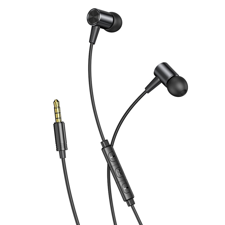 awei L2 3,5mm Stecker In-Ear kabelgebundene Stereo-Ohrhörer mit Mikrofon