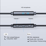 awei L2 3,5mm Stecker In-Ear kabelgebundene Stereo-Ohrhörer mit Mikrofon