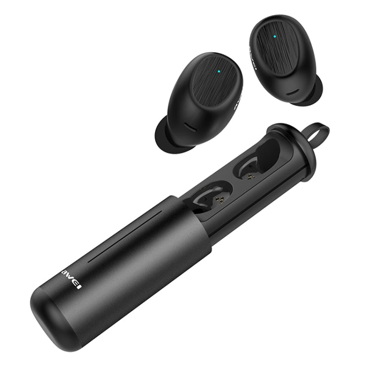 awei T55 TWS Bluetooth V5.0 Ture Wireless Sport-Headset mit tragbarem Ladecase