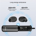 awei T55 TWS Bluetooth V5.0 Ture Wireless Sport-Headset mit tragbarem Ladecase