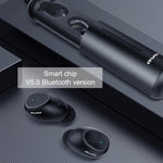 awei T55 TWS Bluetooth V5.0 Ture Wireless Sport-Headset mit tragbarem Ladecase