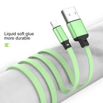3.5A Flüssigsilikon 3 in 1 USB zu USB-C / Type-C + 8Pin + Micro USB Einziehbares Daten-Sync-Ladekabel