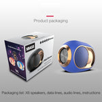 X6 TWS 5W Outdoor wasserdichter kabelloser Bass-Bluetooth-Lautsprecher, unterstützt Freisprechfunktion / USB / AUX / TF-Karte