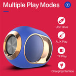 X6 TWS 5W Outdoor wasserdichter kabelloser Bass-Bluetooth-Lautsprecher, unterstützt Freisprechfunktion / USB / AUX / TF-Karte