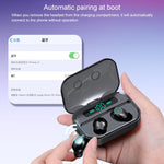 M7 TWS V5.0 Binaurales kabelloses Stereo-Bluetooth-Headset mit Ladeetui und Digitalanzeige
