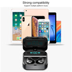 X7 TWS V5.0 Binaurales kabelloses Stereo-Bluetooth-Headset mit Ladeetui und Digitalanzeige