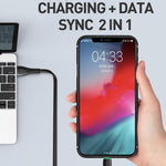Mcdodo CA-6362 Flying Fish Serie 8 Pin zu USB LED-Kabel, Länge: 1,8m