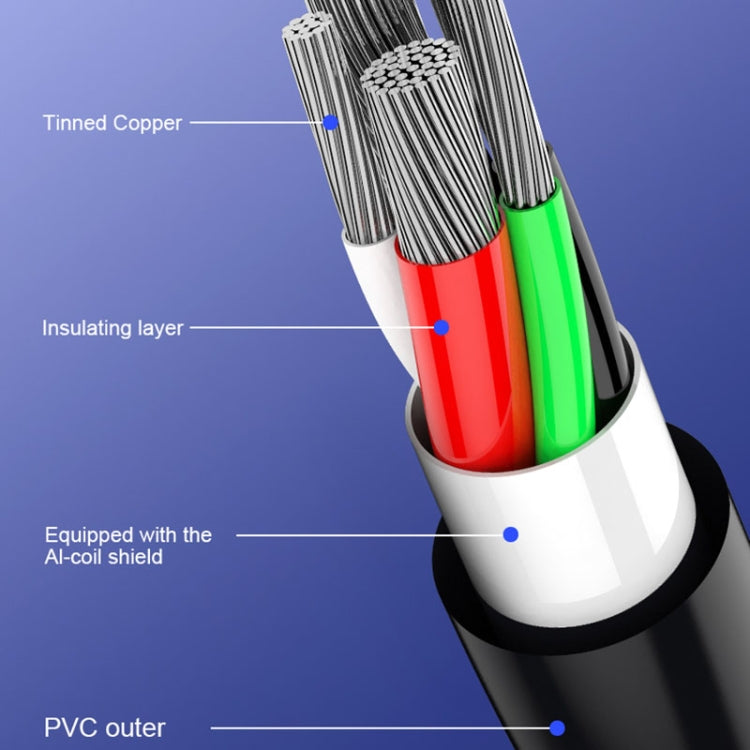 WK WDC-092 3m 2,4A Max Ausgang Volle Geschwindigkeit Pro Serie USB zu 8 Pin Daten-Sync-Ladekabel, 3m 8 Pin