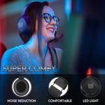 ONIKUMA K19 Gaming-Kopfhörer mit verstellbarem Mikrofon und einzelnem Stecker