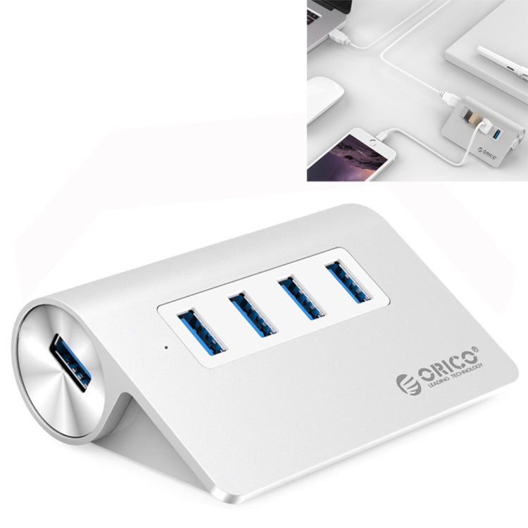 ORICO M3H4-V1 Aluminiumlegierung 4 USB 3.0 Ports HUB, M3H4-V1