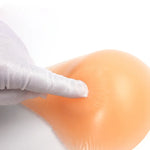 AS8 Spiral Shape Postoperative Rehabilitation Fake Breasts Silicone Breast Pad Nipple Cover 500g/Right, 500g/Right