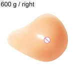 AS9 Spiralförmige Silikon-Brustprothese für die postoperative Rehabilitation, Brustwarzenabdeckung, 600 g/rechts, 600 g/rechts