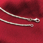 Schlichtes, elegantes Damen-Fußkettchen mit Stern, silberplattiert (Silber)