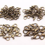 1000 Stück 12mm DIY Schmuckzubehör Hochwertige Legierung Hummerverschluss, 1000 Stück