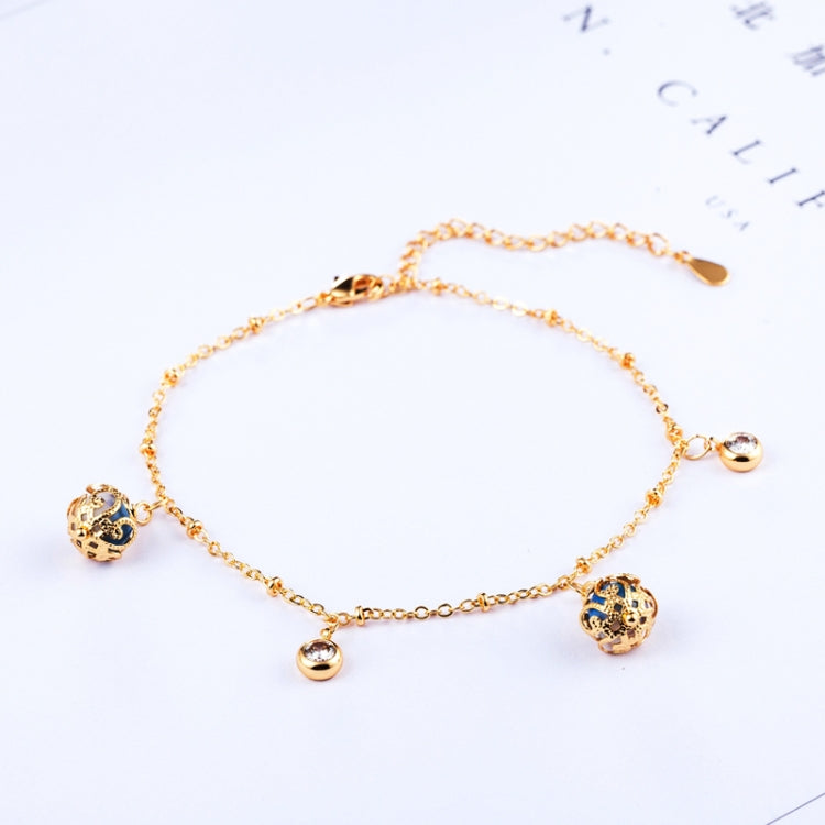 Modisches Damen Armband mit Perlen und Zirkon, verstellbar, zu allem passend, Braut Hochzeitsarmband vergoldet (Gold)