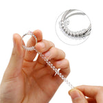 5mm 10cm Ringgrößen-Verkleinerer Verstellwerkzeug Ring Spirale Versteller für Männer, 5mm