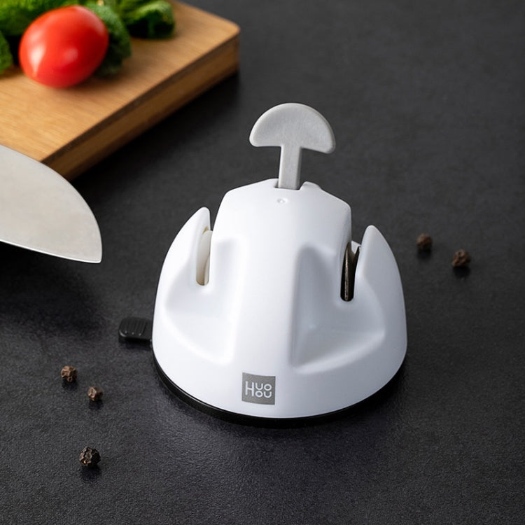 Original Xiaomi Youpin Huohou Küchen Mini Doppelrad-Messerschärfer, Doppelrad-Messerschärfer